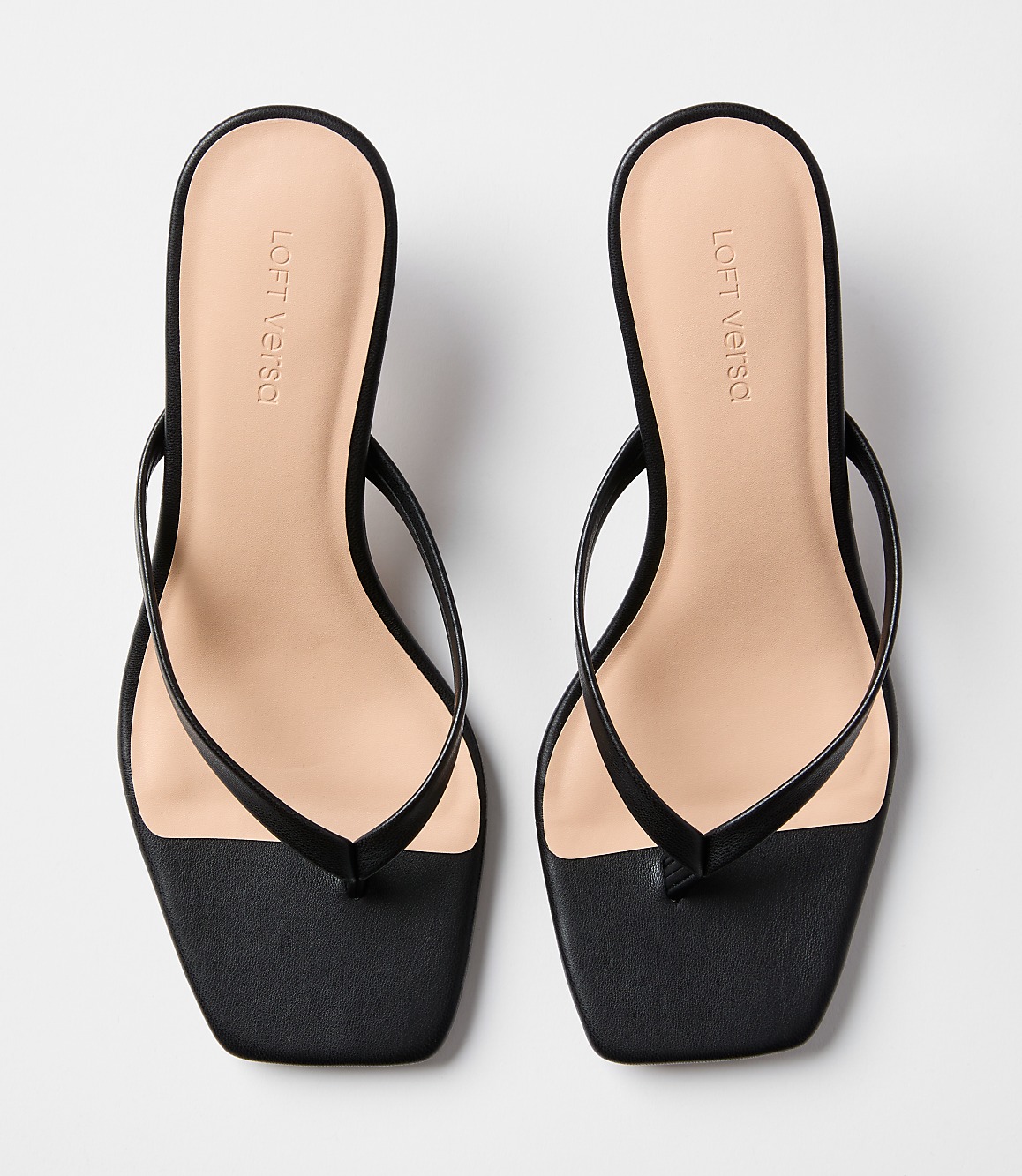 LOFT Versa Kitten Heel Thong Sandals