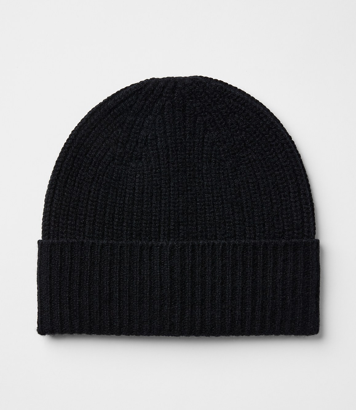 Ribbed Cashmere Beanie
