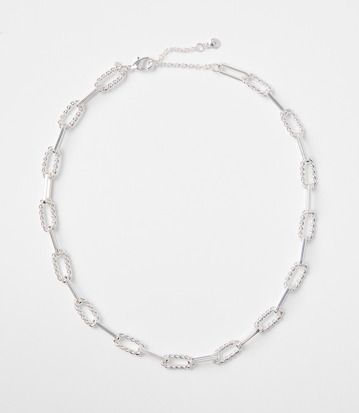 Textured Chain Link Necklace