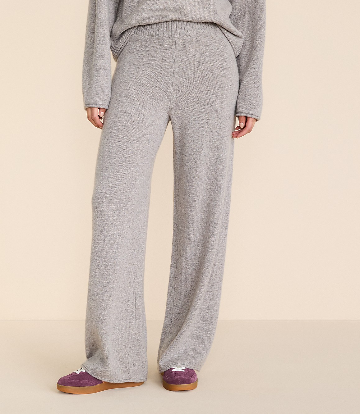 Lou & Grey Cashmere Wide Leg Pants