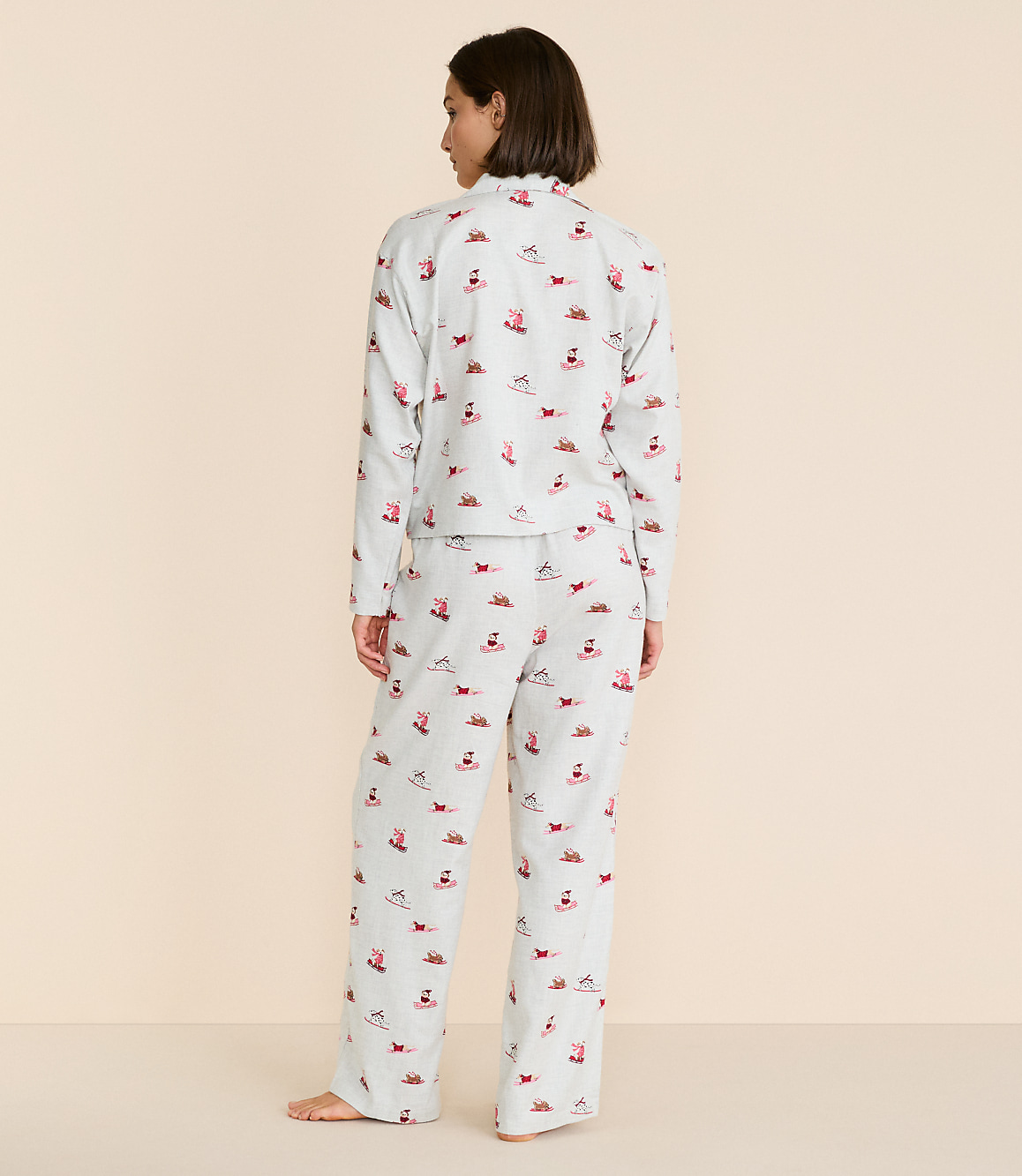 Ski Puppy Pajama Set