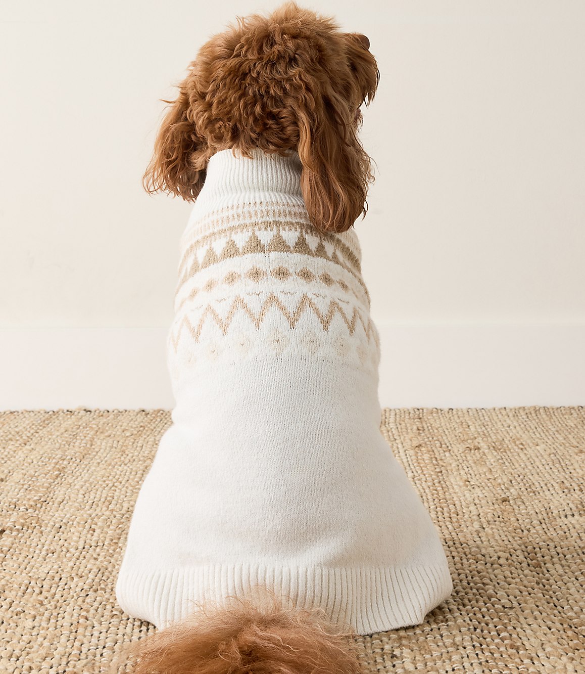 Haven Well Within Organic Cotton Blend Fairisle Dog Sweater