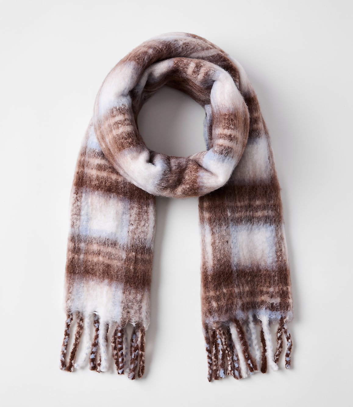 Plaid Blanket Scarf