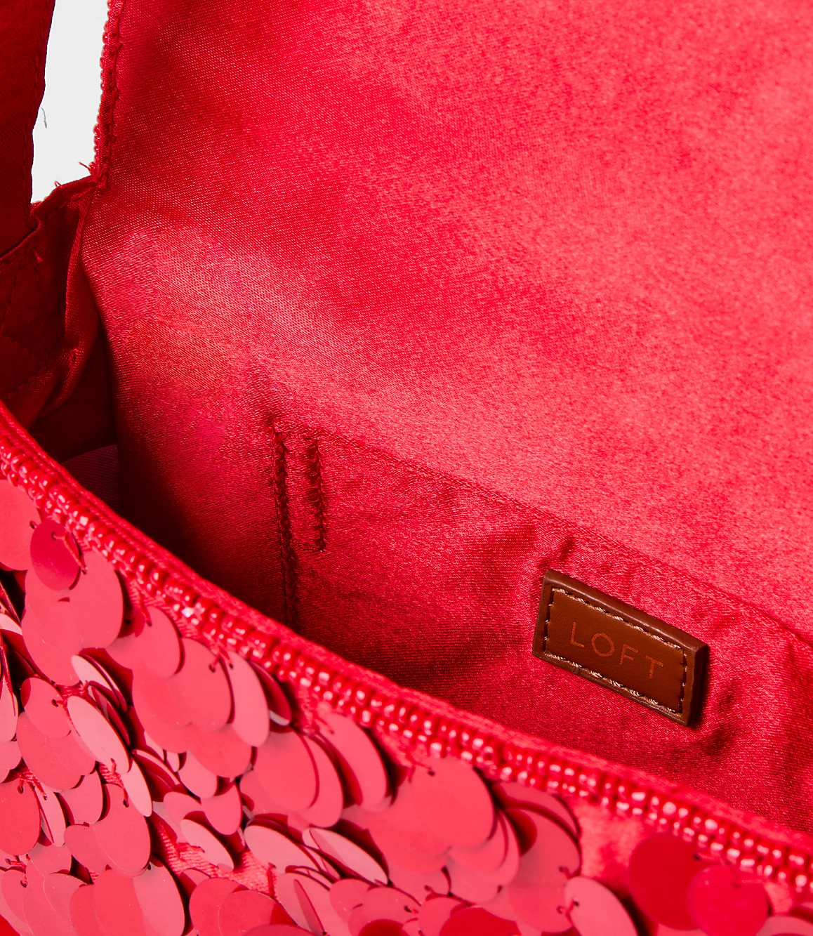 Sequin Beaded Shoulder Bag