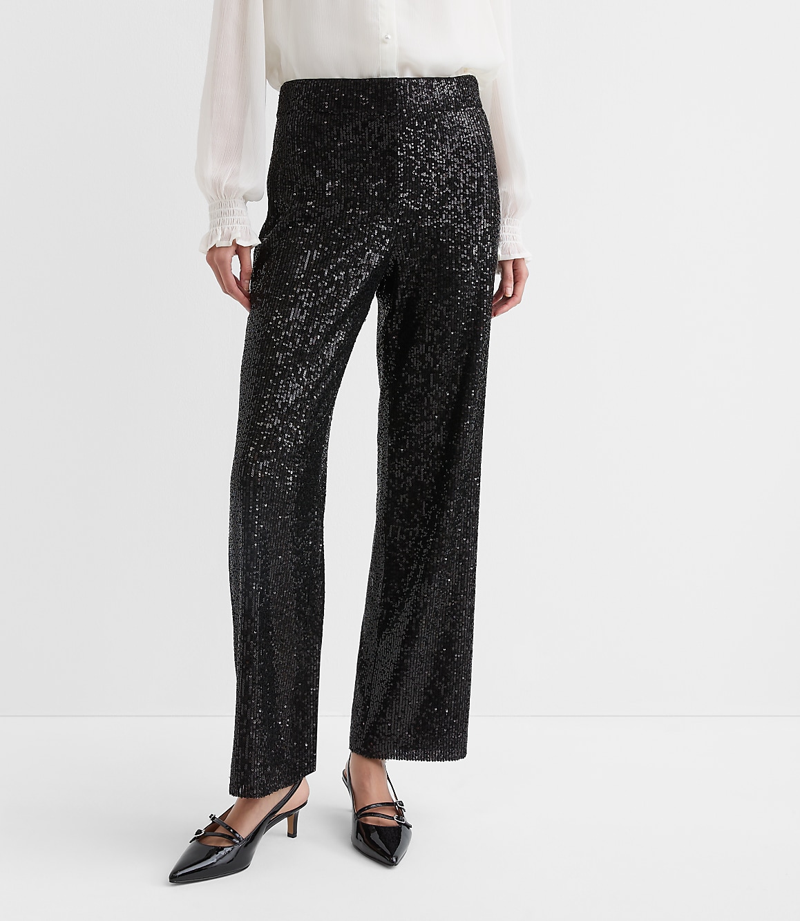 Tall Sequin Straight Pants