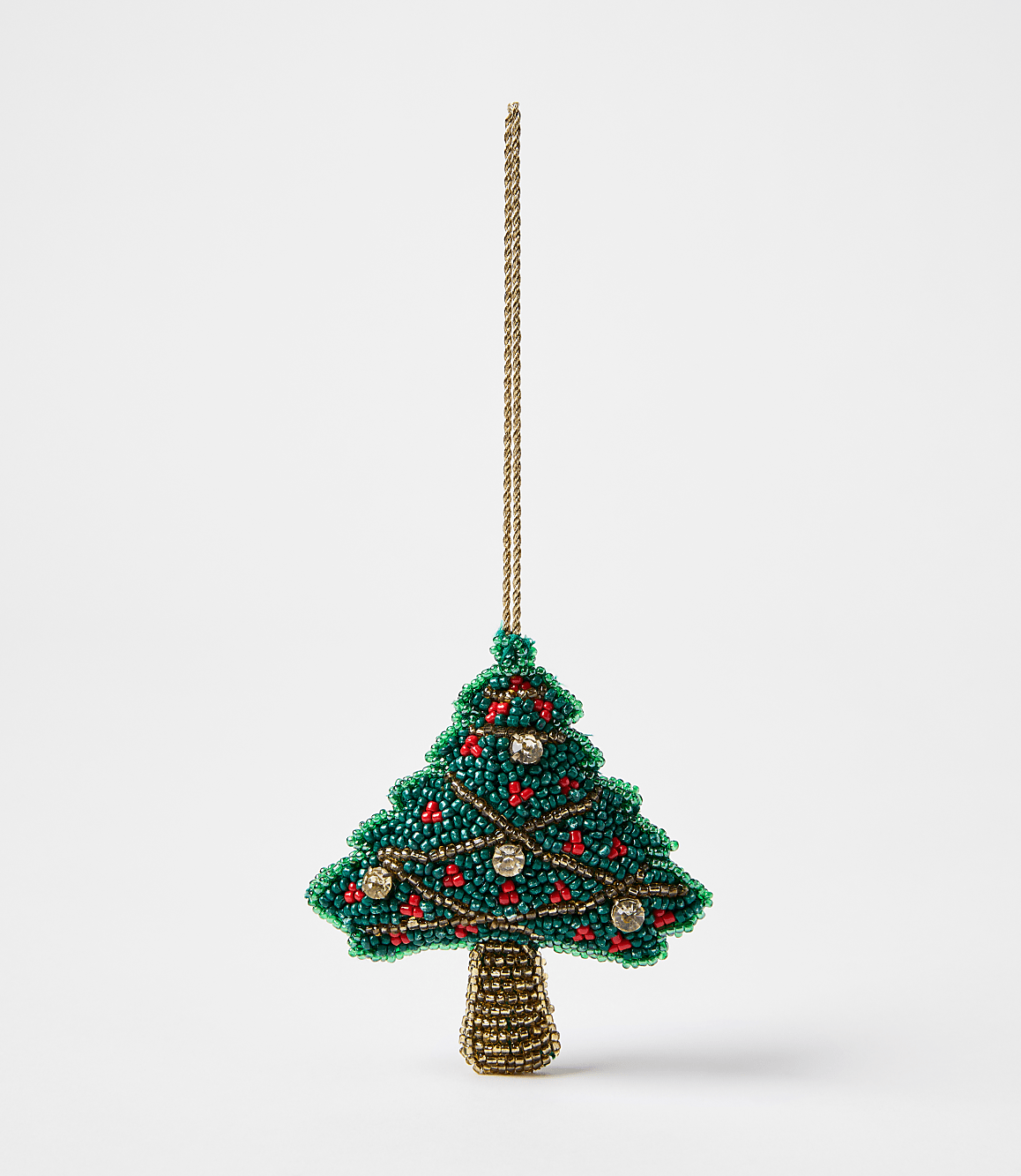 Holiday Tree Beaded Ornament
