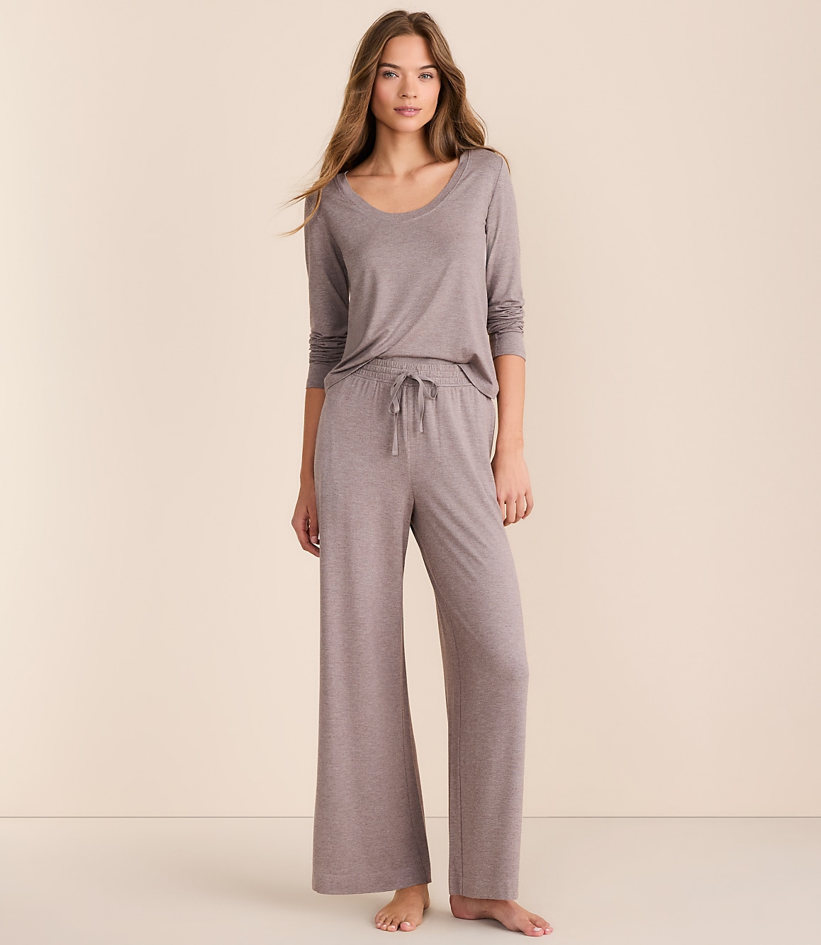 Lou & Grey Heathered Softened Modal Pajama Set