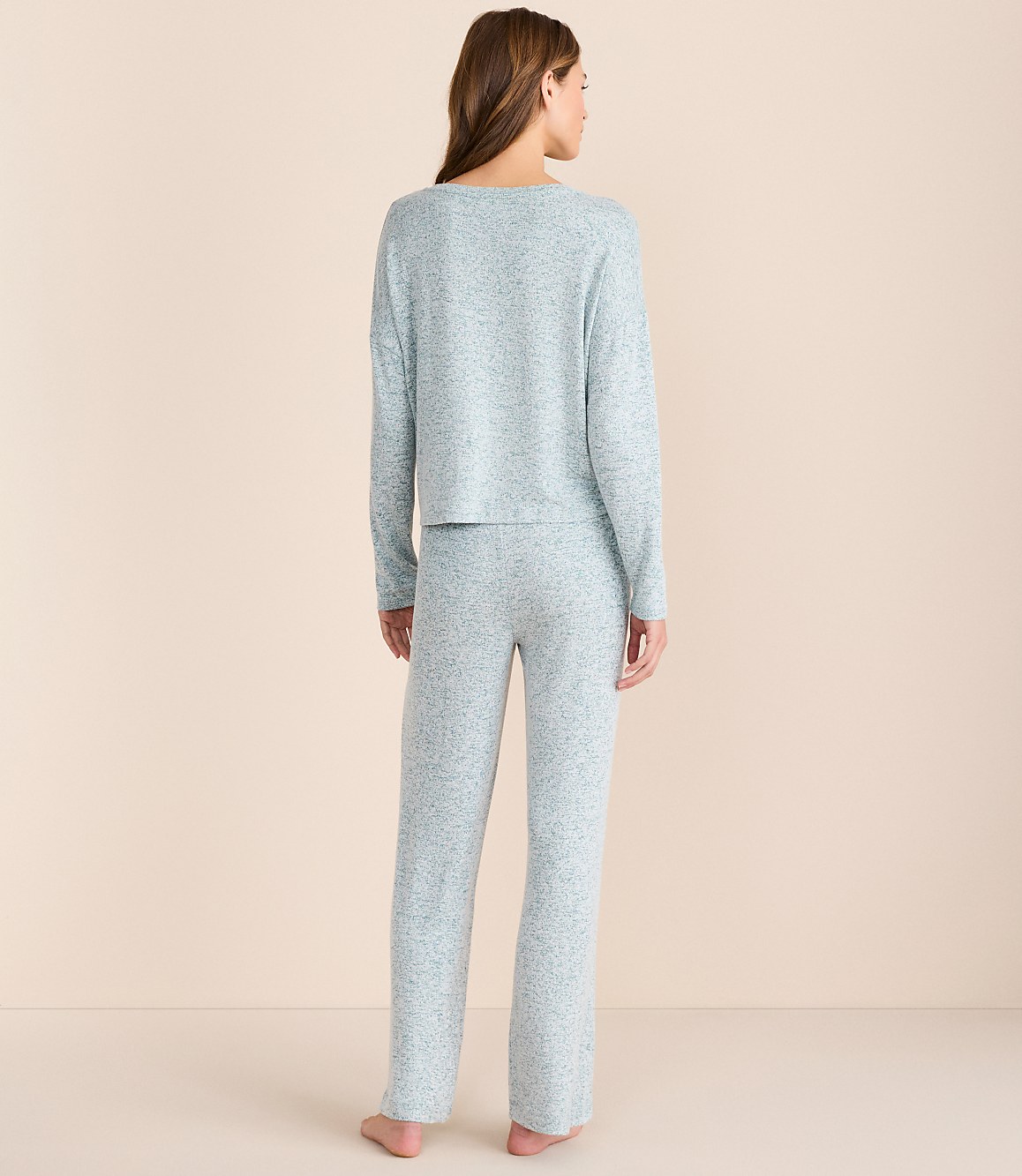 Lou & Grey Softened V-Neck Pajama Set