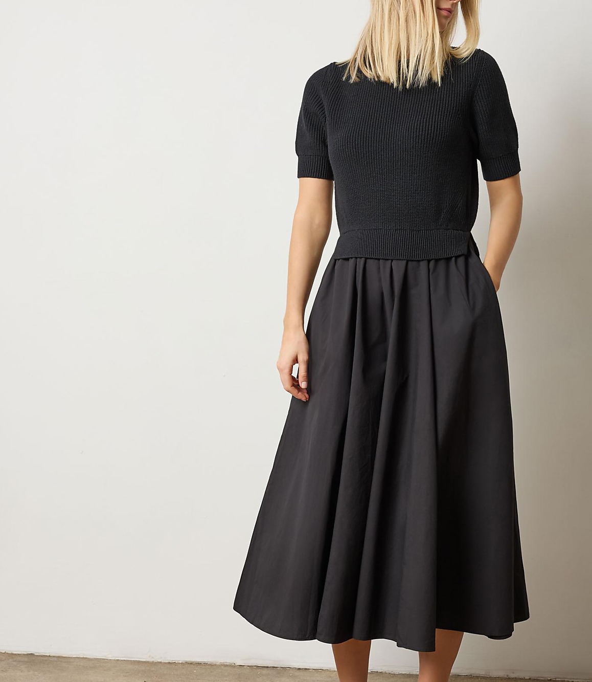 Lilla P Mixed Media Dress