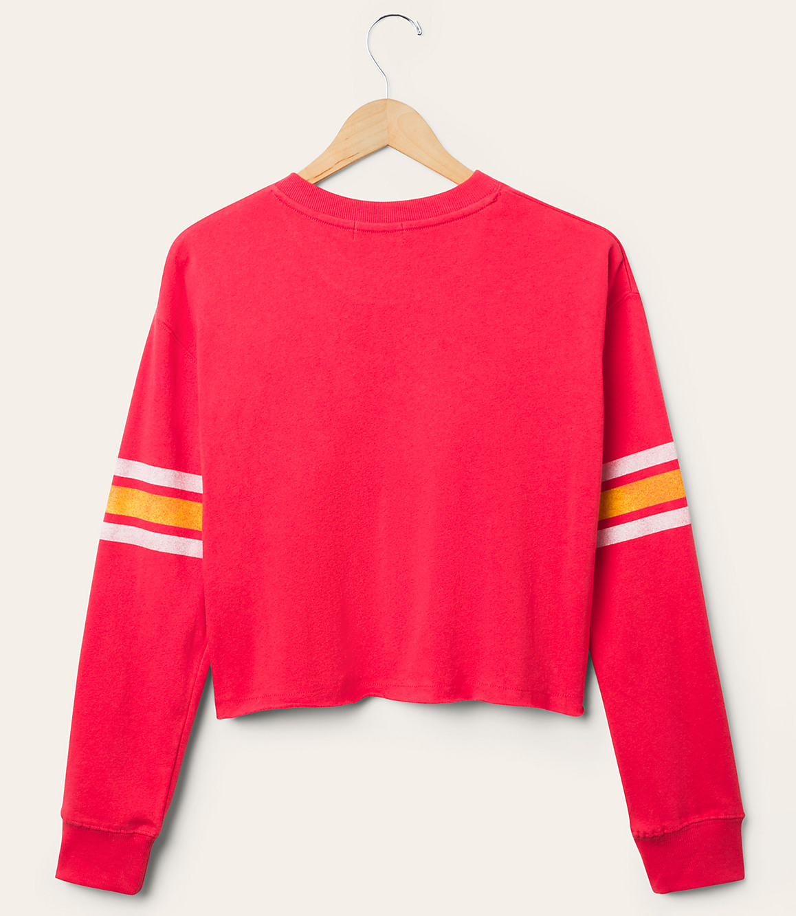 Junk Food Kansas City Chiefs Retro Crop Fleece