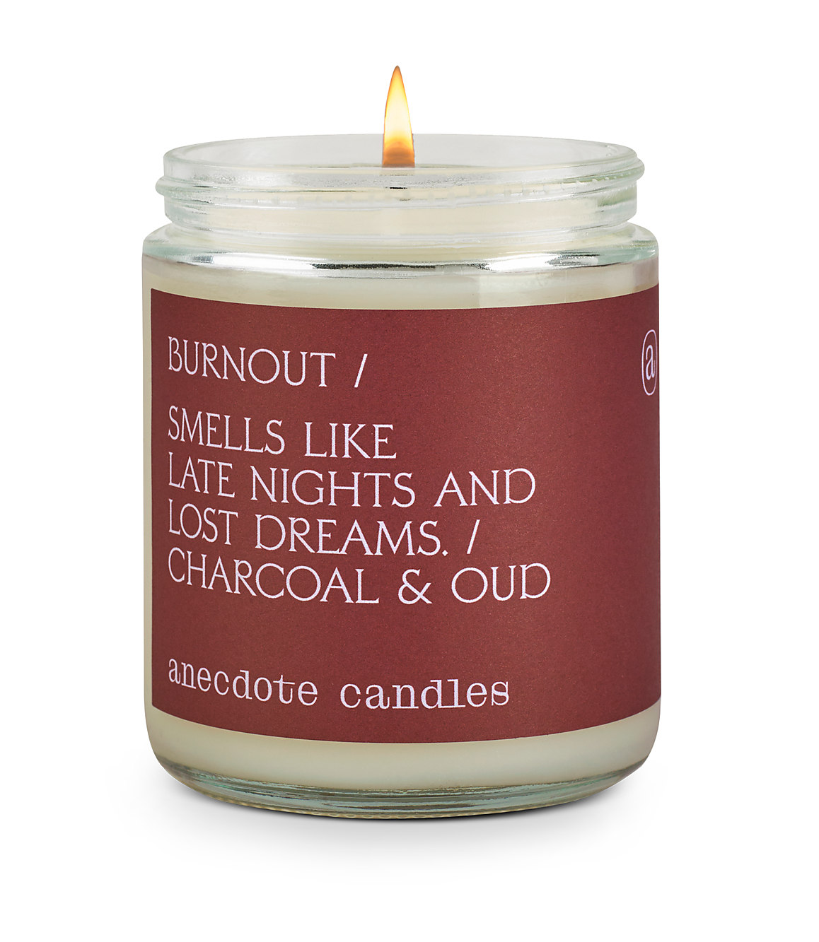 Anecdote Candles Burn Out Gold Tumbler Candle