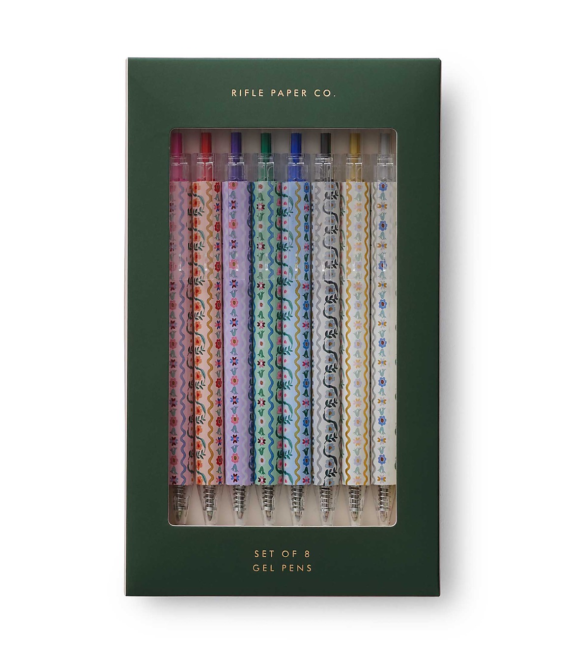 Rifle Paper Co. Delphine Gel Pen Set of 8