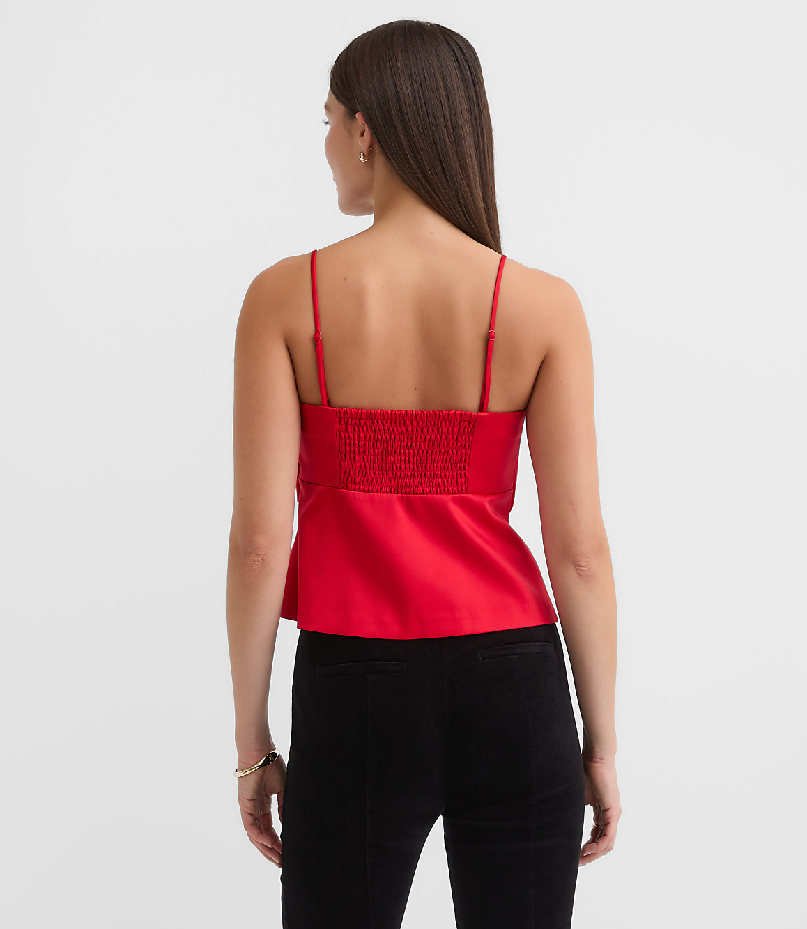 Bow Strappy Bustier Top