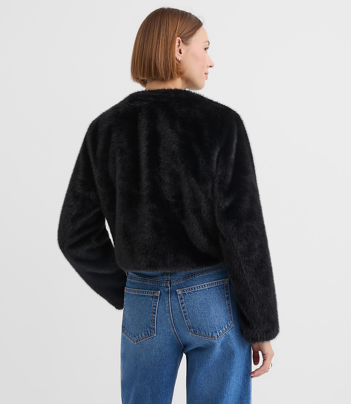 Modern Faux Fur Jacket