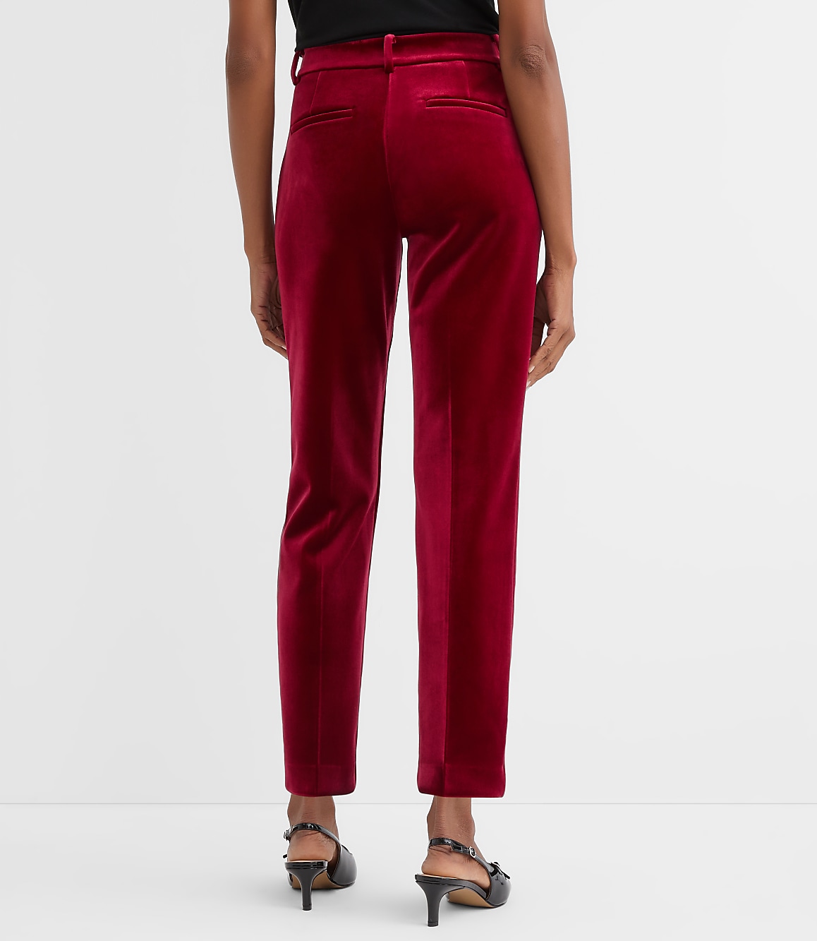 Riviera Slim Pants in Velvet