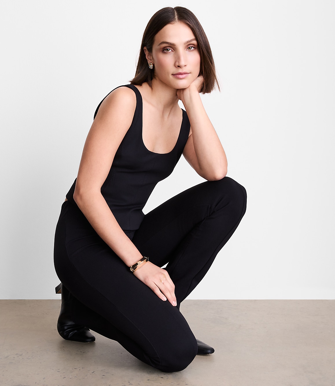 LOFT Versa Ponte Bustier Top
