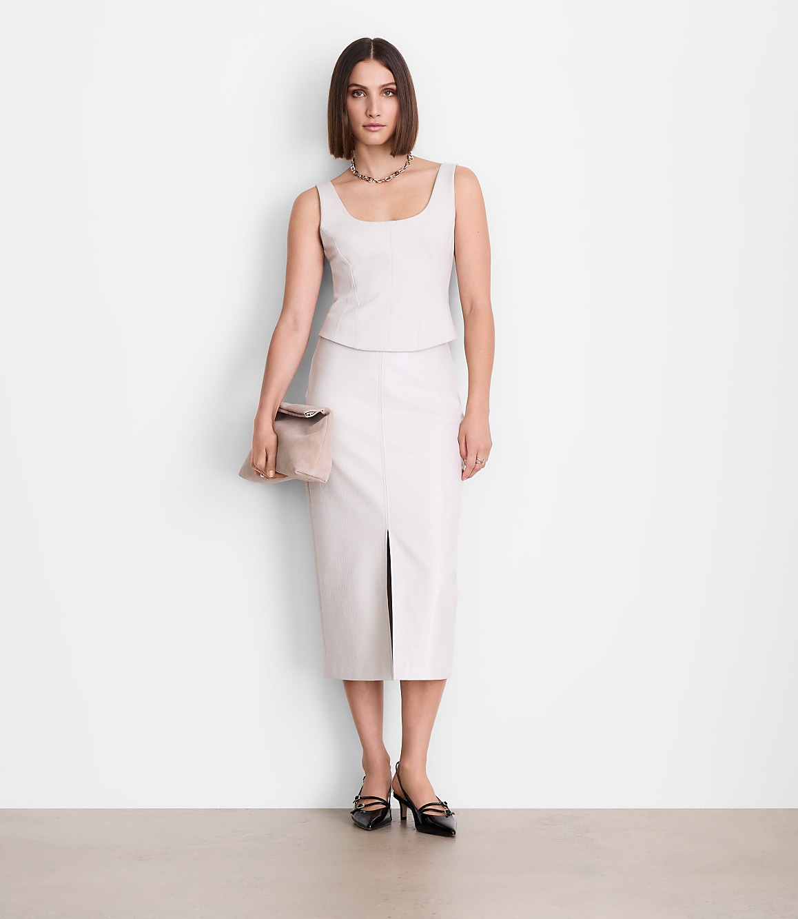 LOFT Versa Ponte Bustier Top