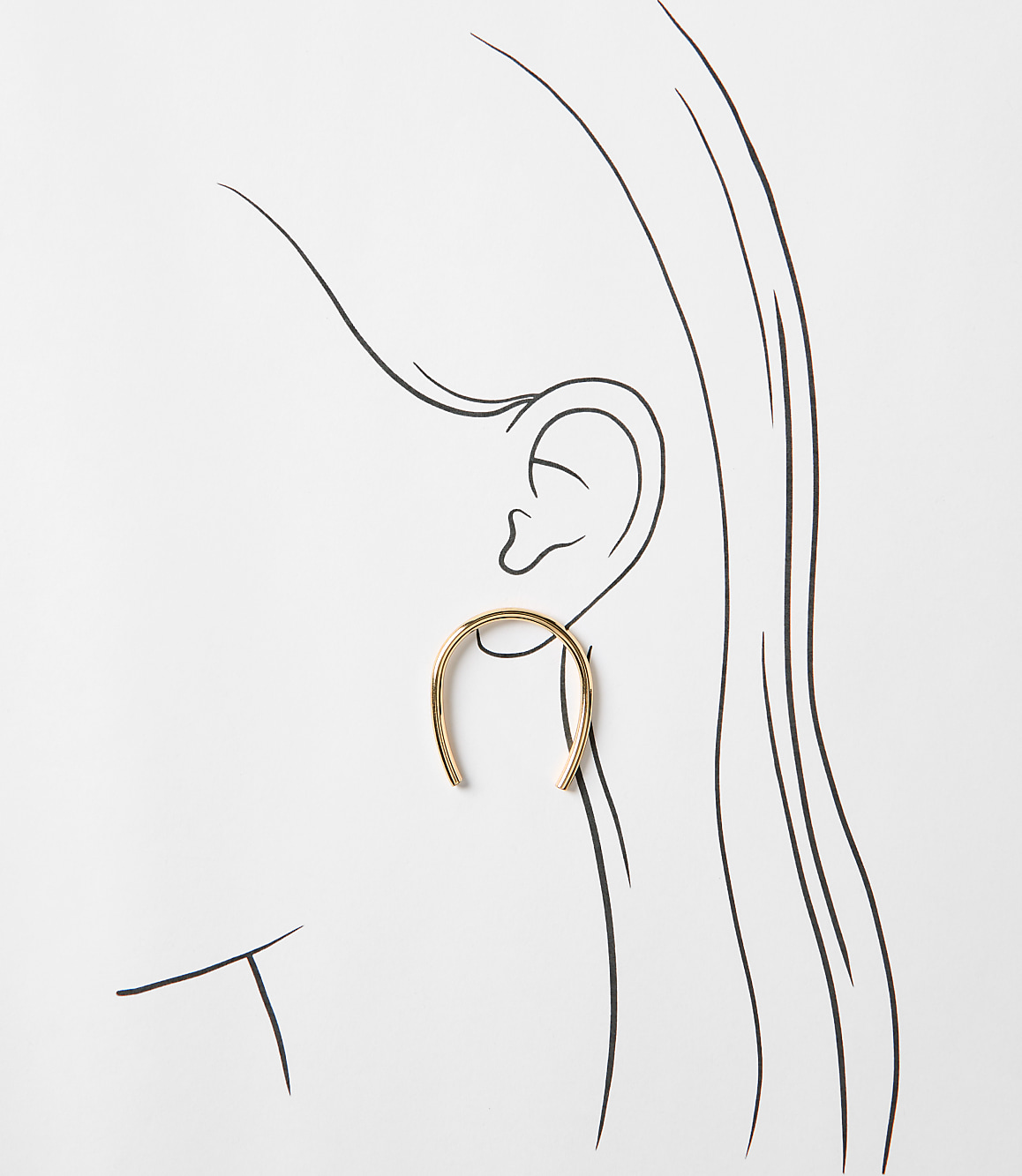 Horseshoe Statement Earrings