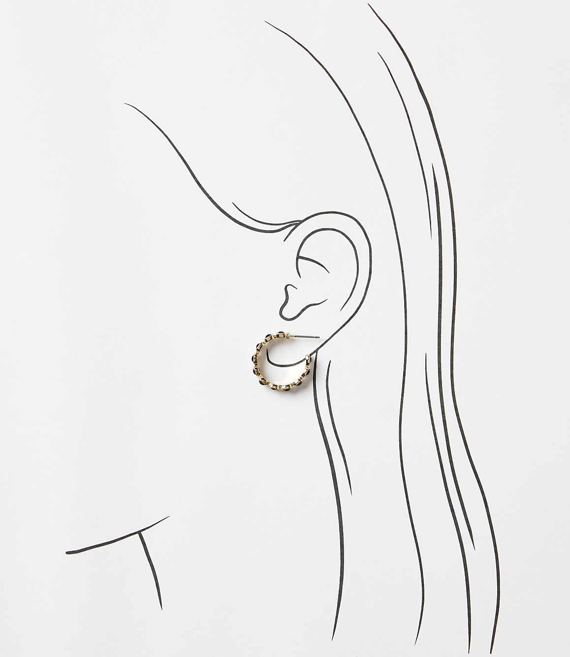 Crystal Hoop Earrings
