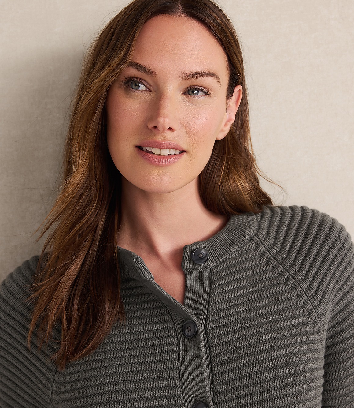 Haven Well Within Organic Cotton Horizontal Stitch Cardigan