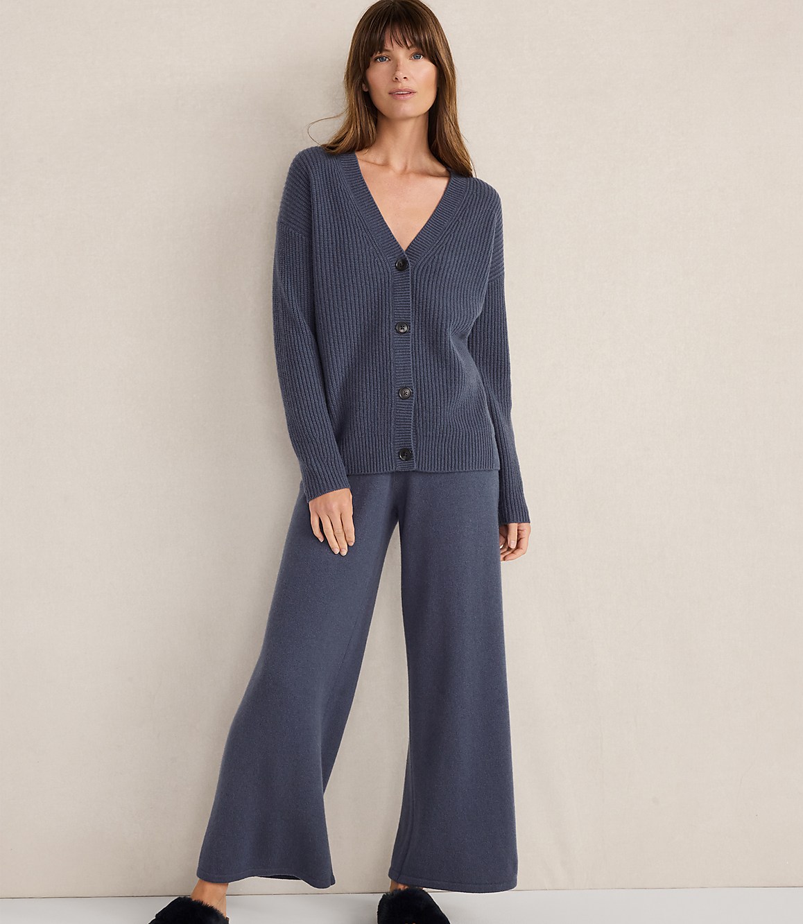 Haven Well Within Cashmere Shaker Stitch Cardigan