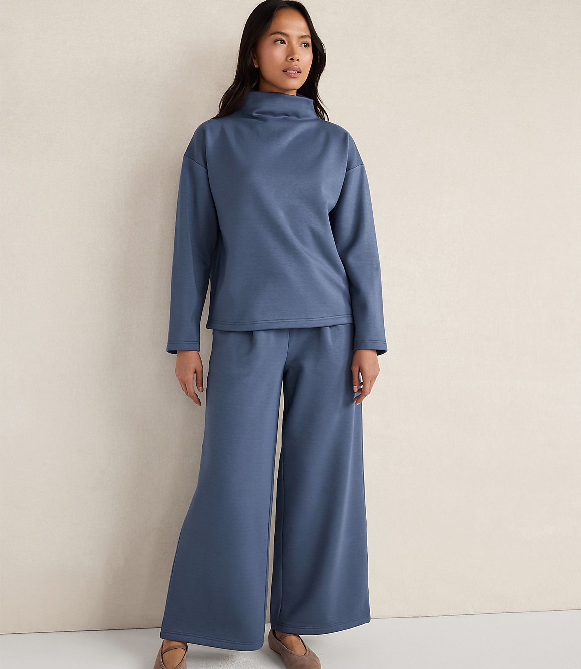 Haven Well Within Soft-Brushed Fleece Wide Leg Pants