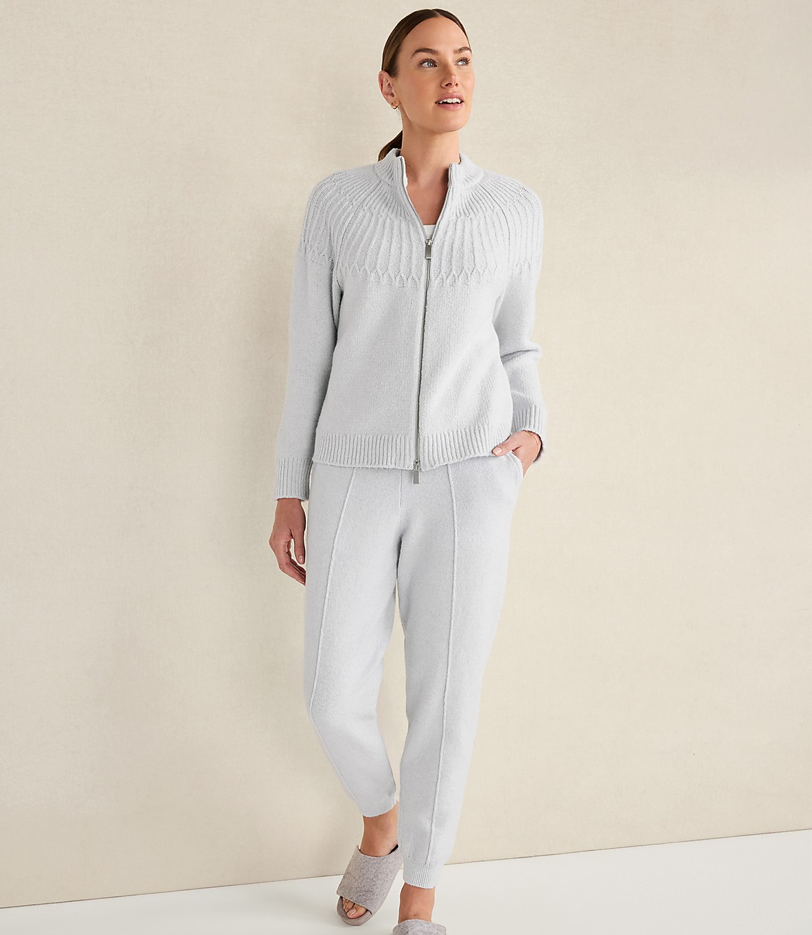 Haven Well Within Organic Cotton Blend Pintuck Joggers