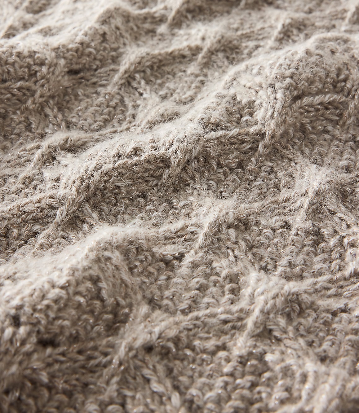 Haven Well Within Lurex Blend Pointelle Crewneck Sweater