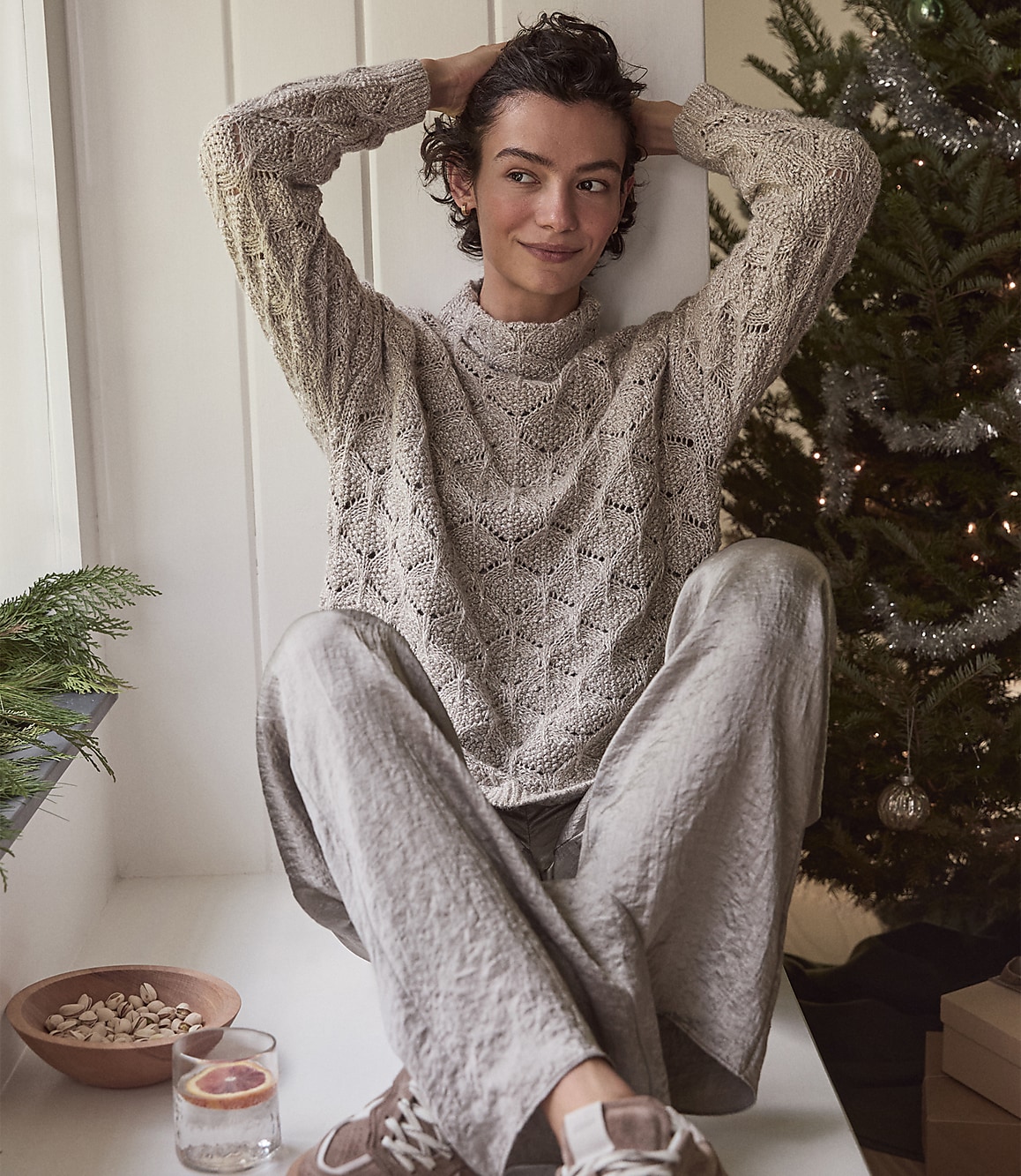 Haven Well Within Luxe Crinkle Shine Pants