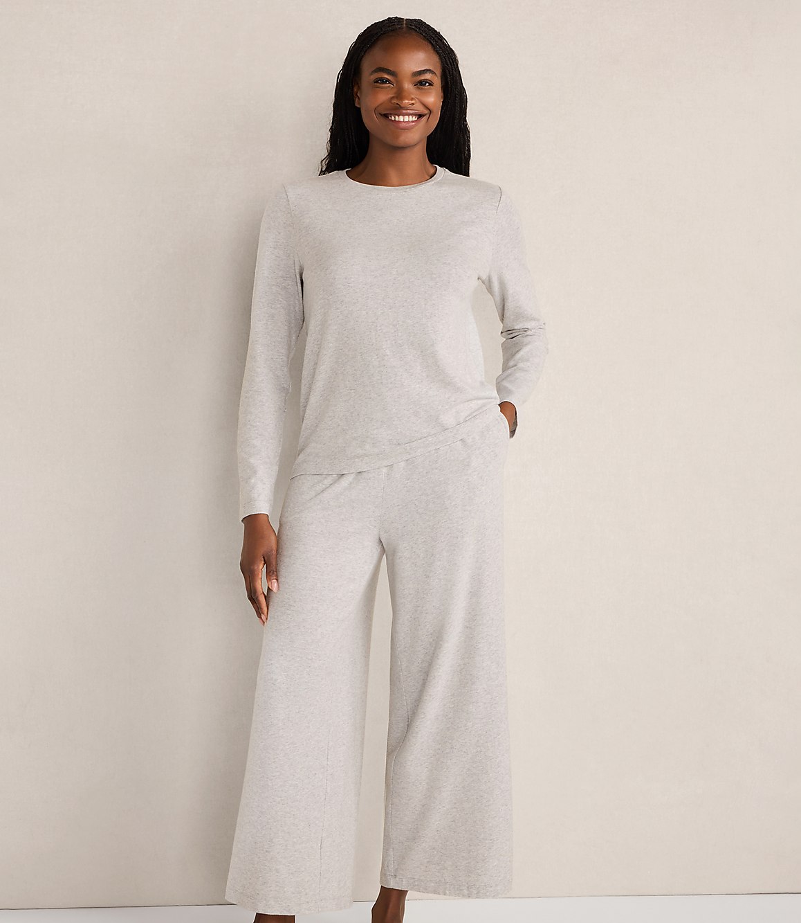 Haven Well Within Cotton Modal Brushed Jersey Crewneck