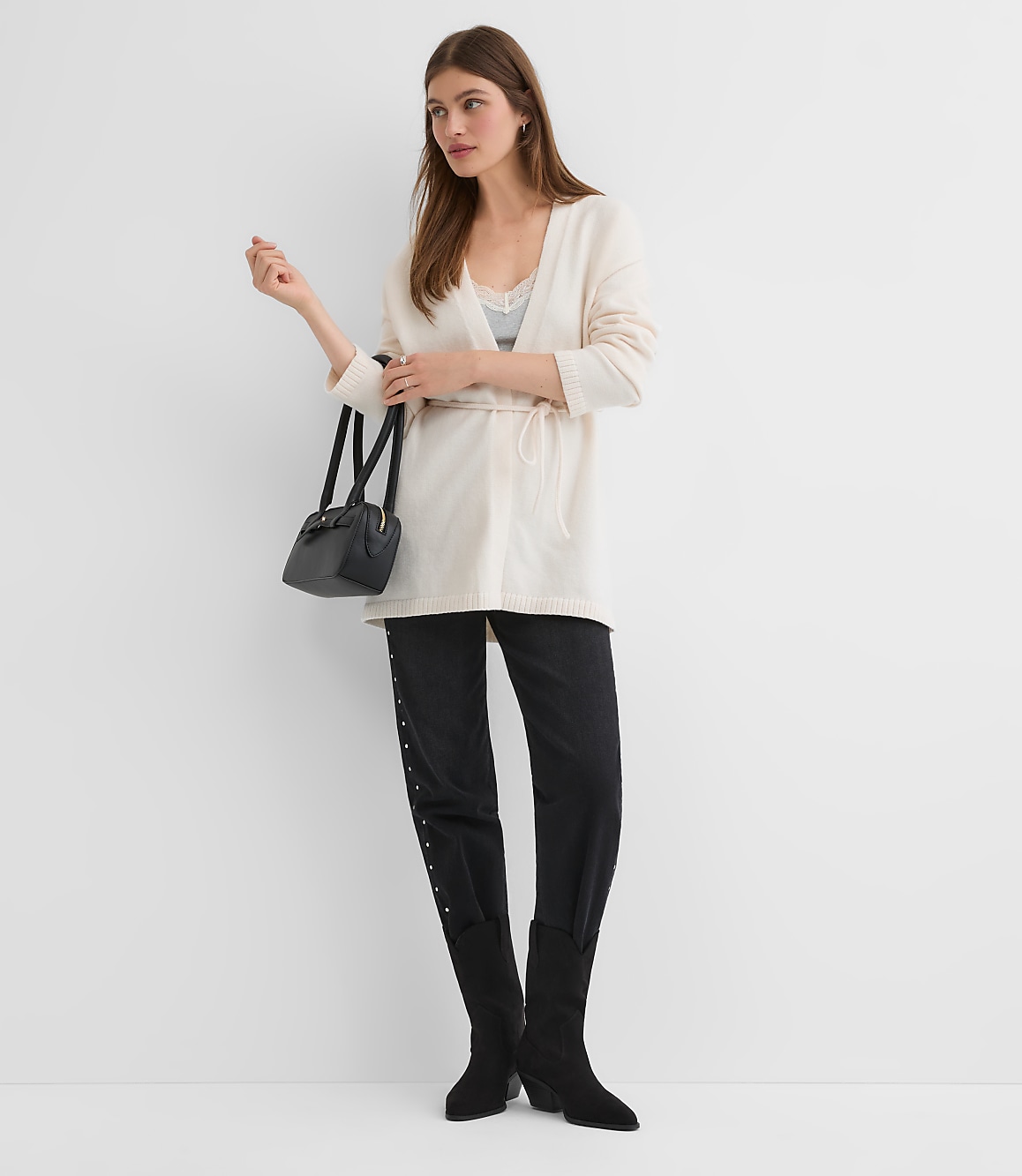 Belted Cardigan