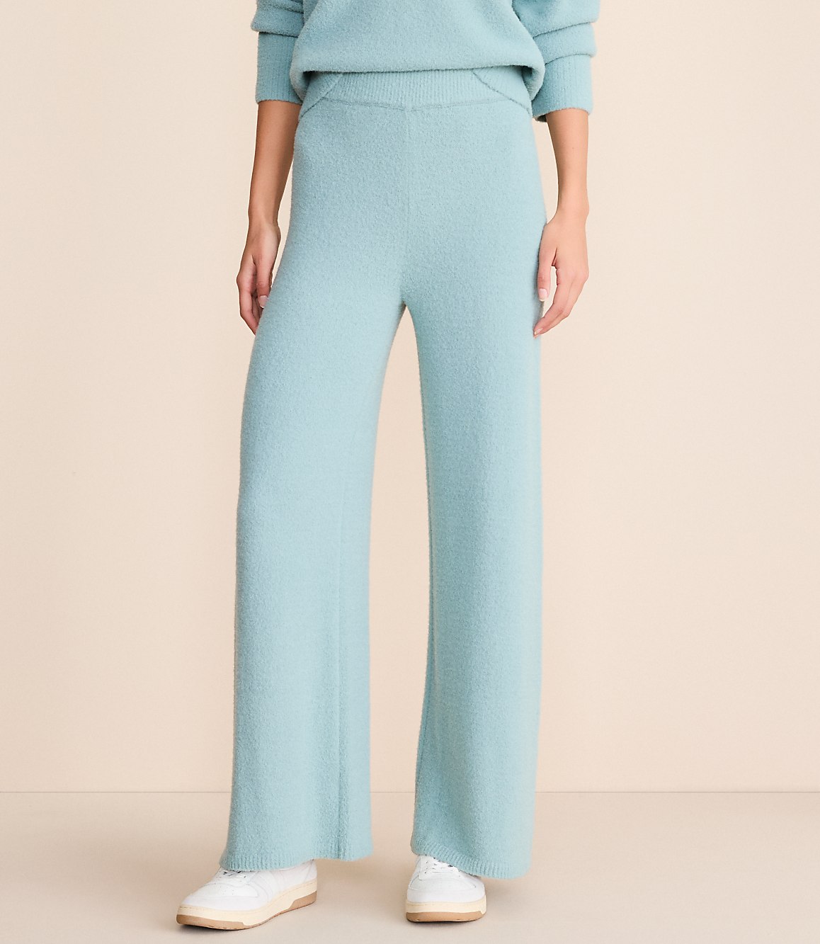 Petite Lou & Grey Fuzzy Wide Leg Sweater Pants
