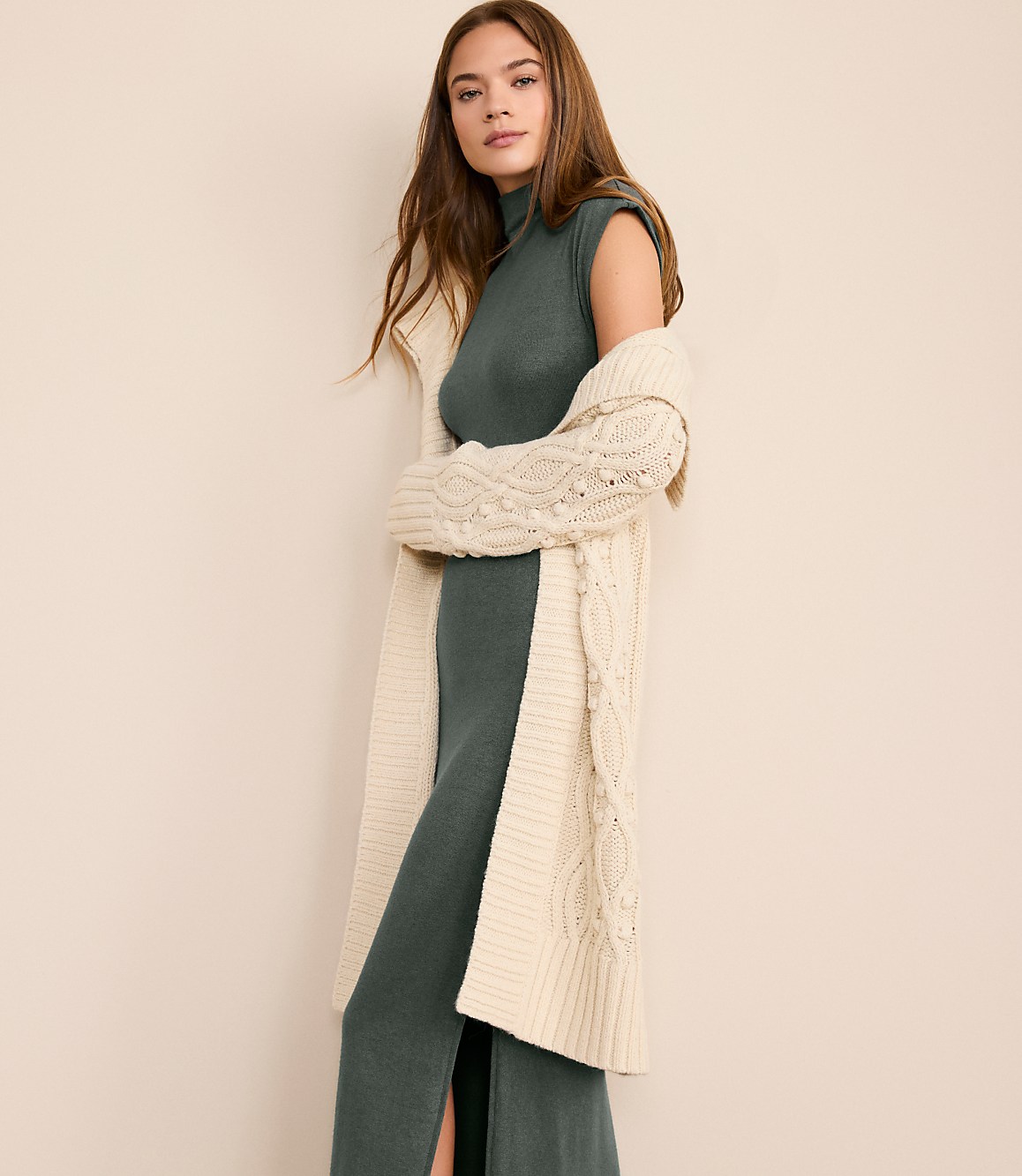 Lou & Grey Cozy Sweater Knit Column Dress