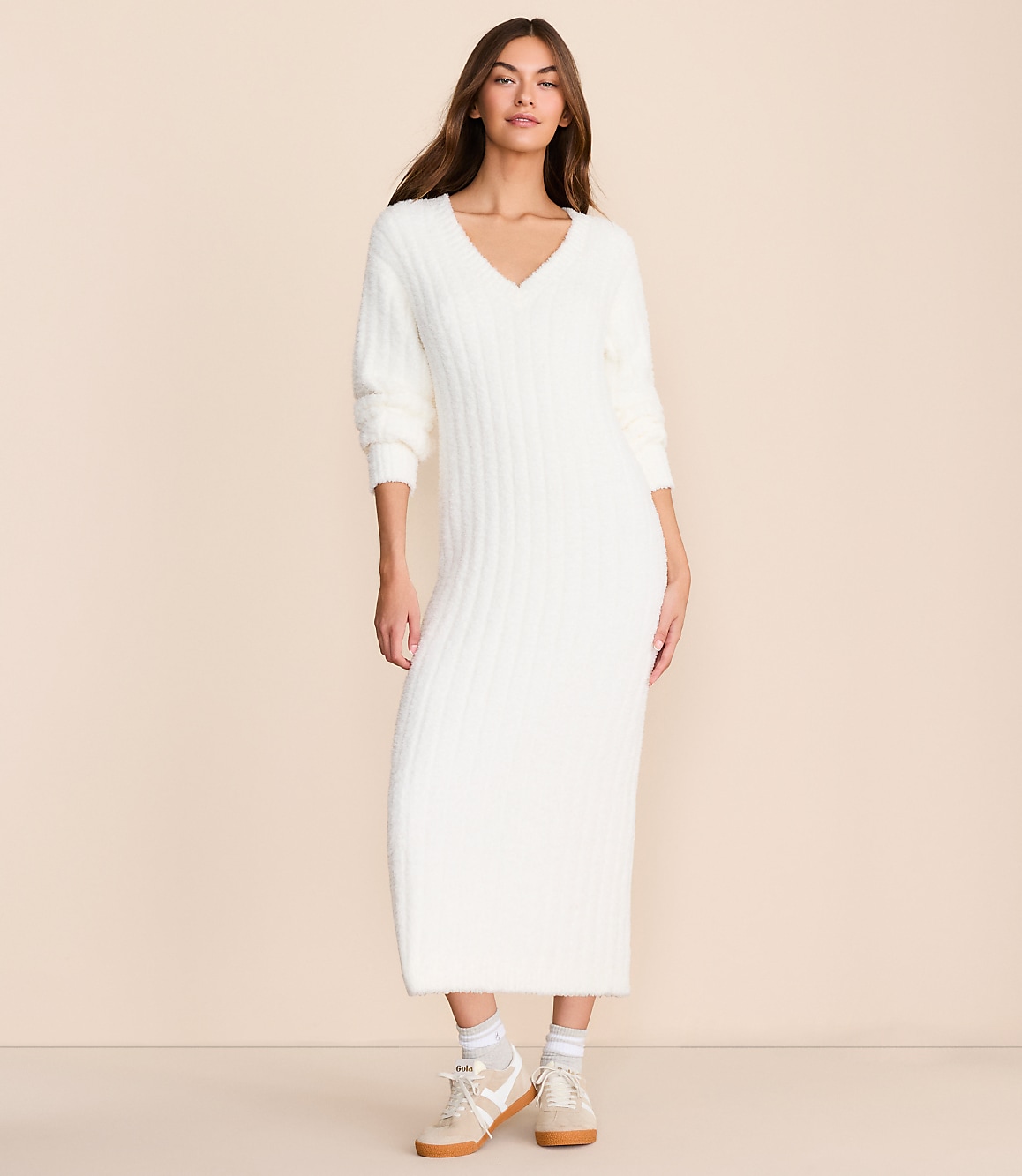 Lou & Grey Teddy V-Neck Maxi Dress