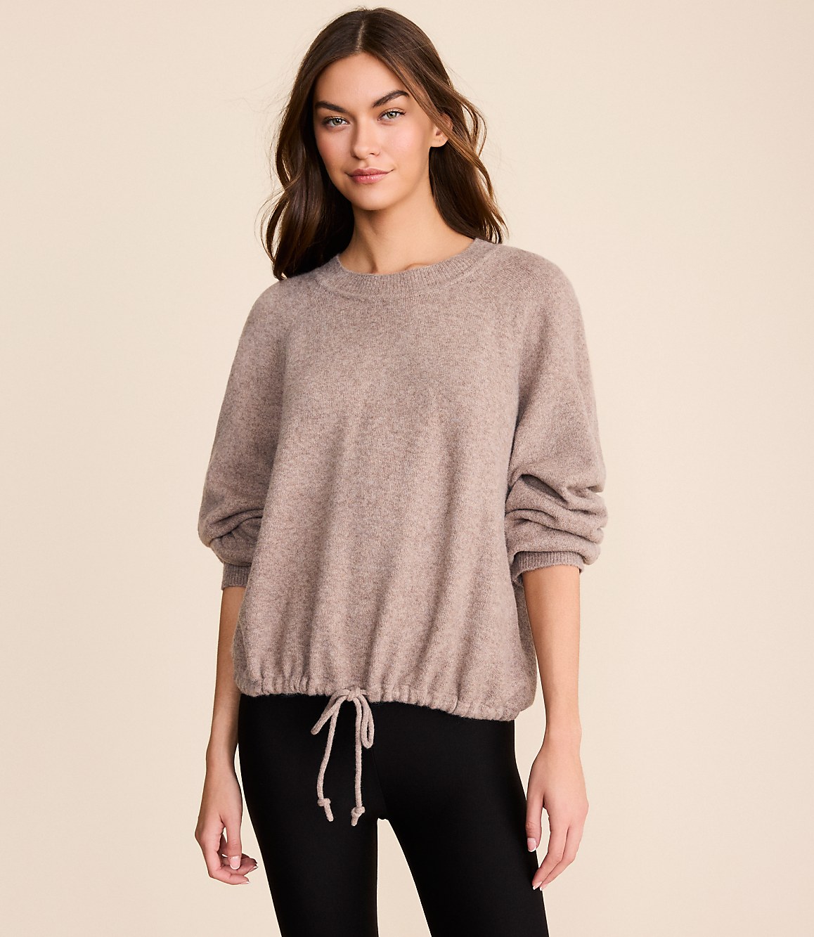 Lou & Grey Cloudstitch Drawstring Sweater