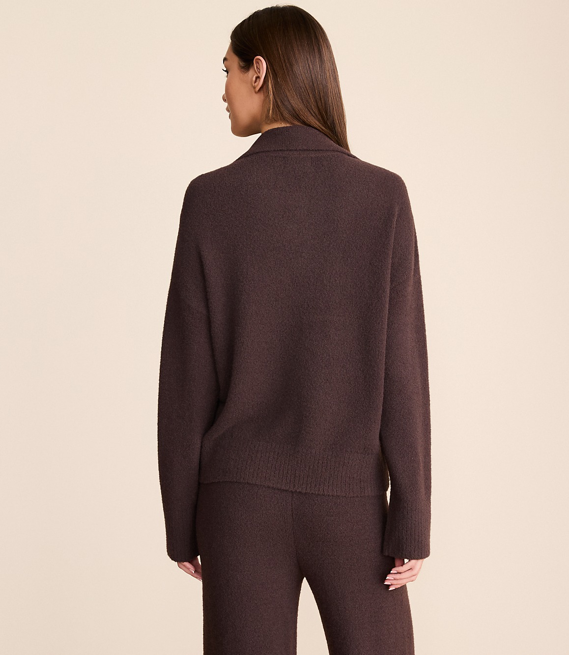 Lou & Grey Fuzzy Polo Sweater