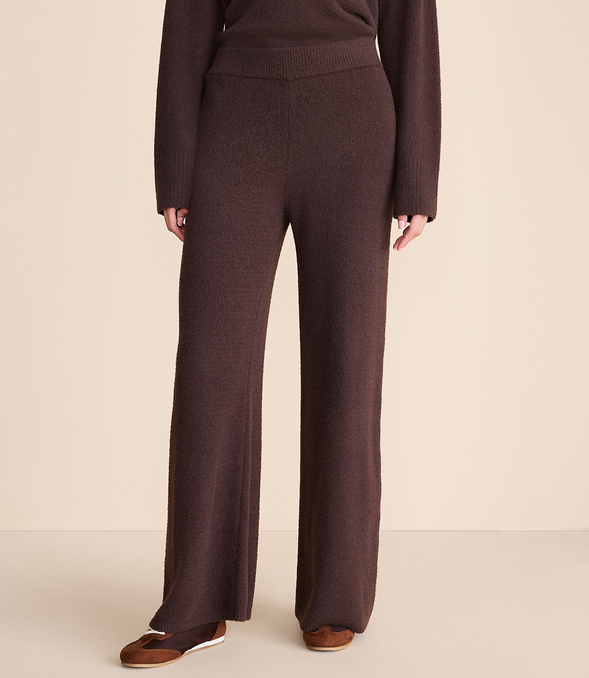 Lou & Grey Fuzzy Wide Leg Sweater Pants