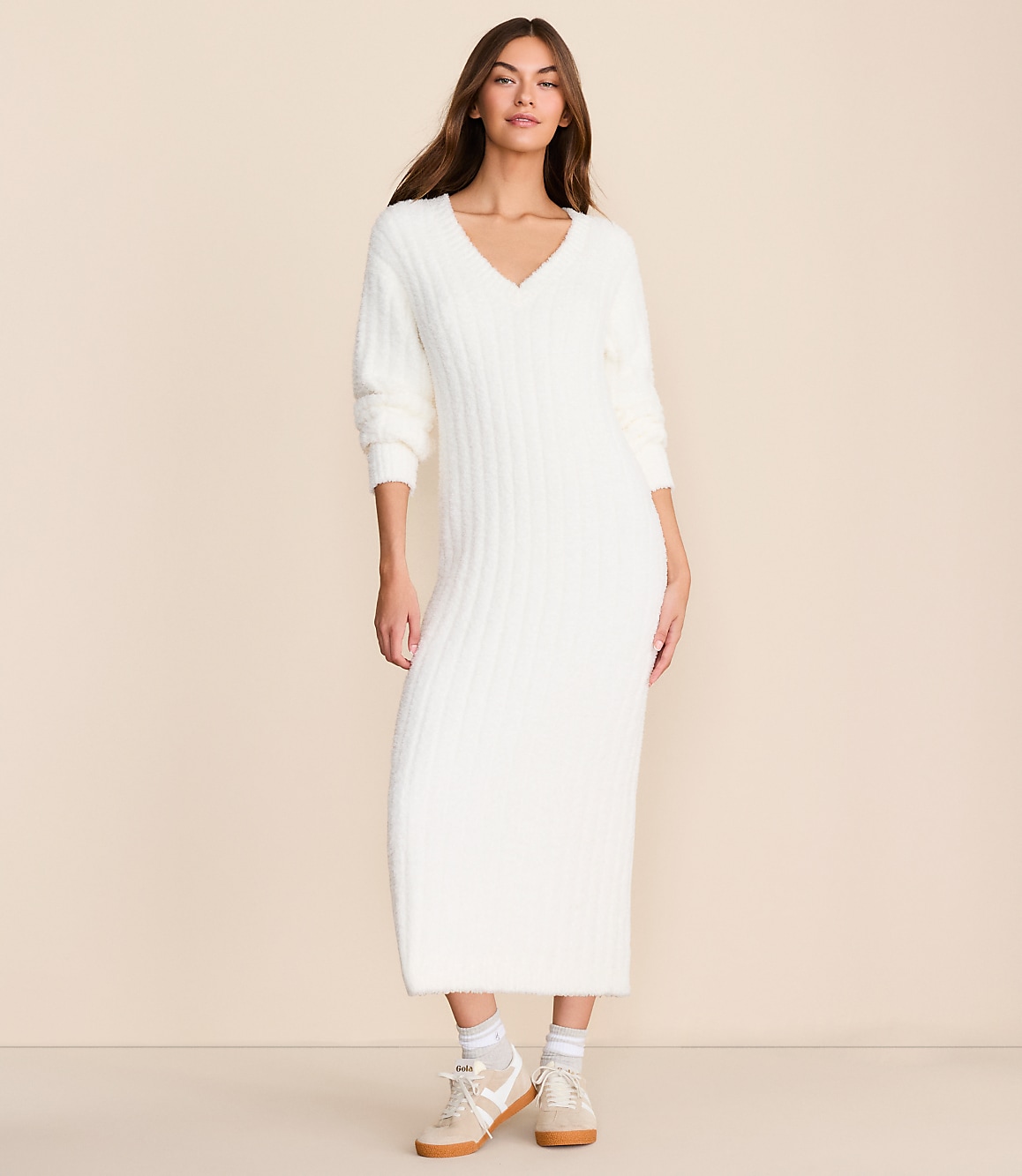 Petite Lou & Grey Teddy V-Neck Maxi Dress