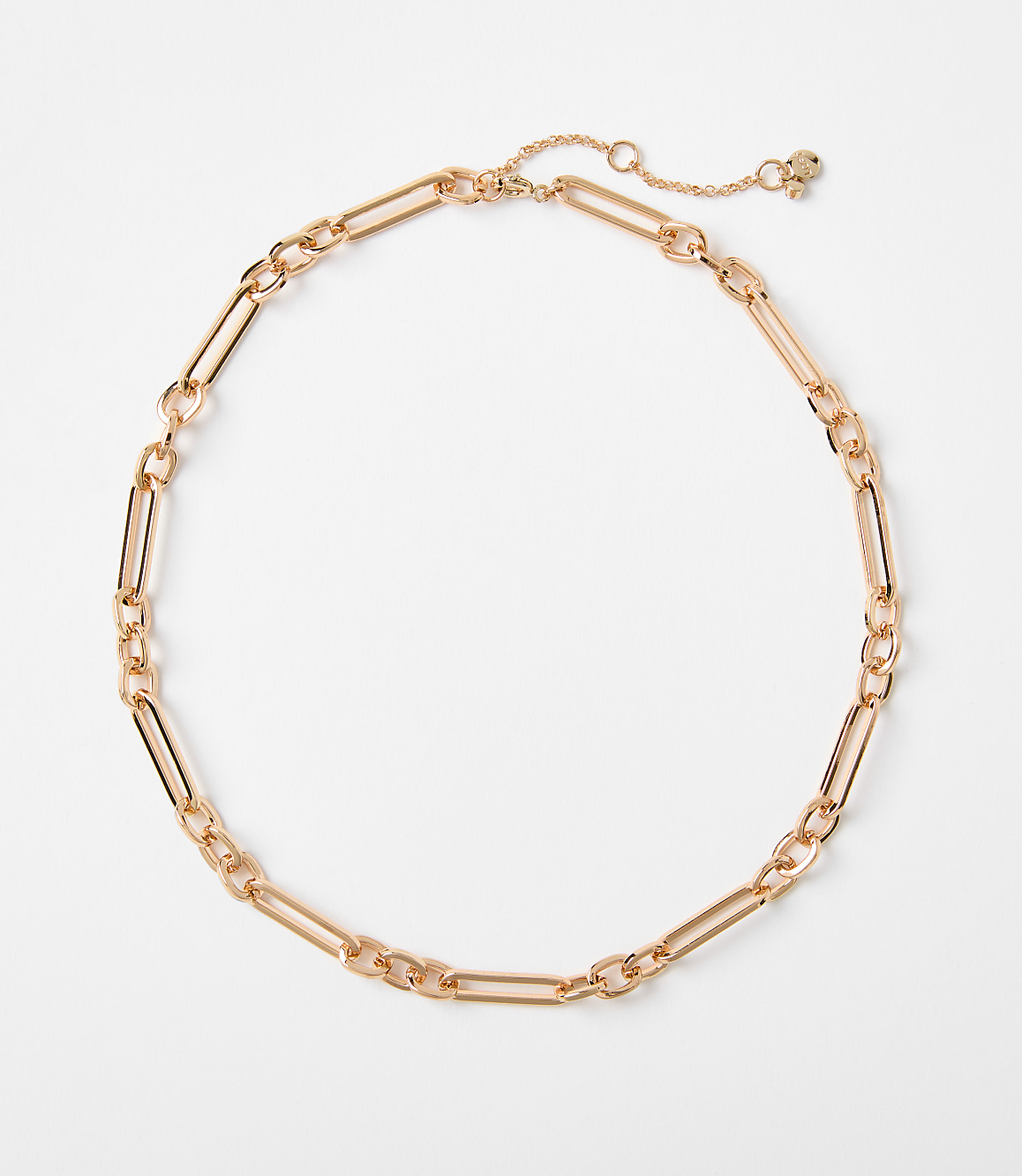 Textured Chain Link Necklace