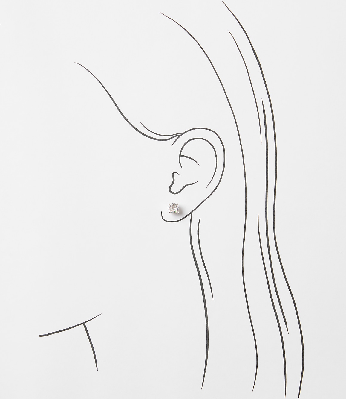 Modern Sparkle Stud Earrings