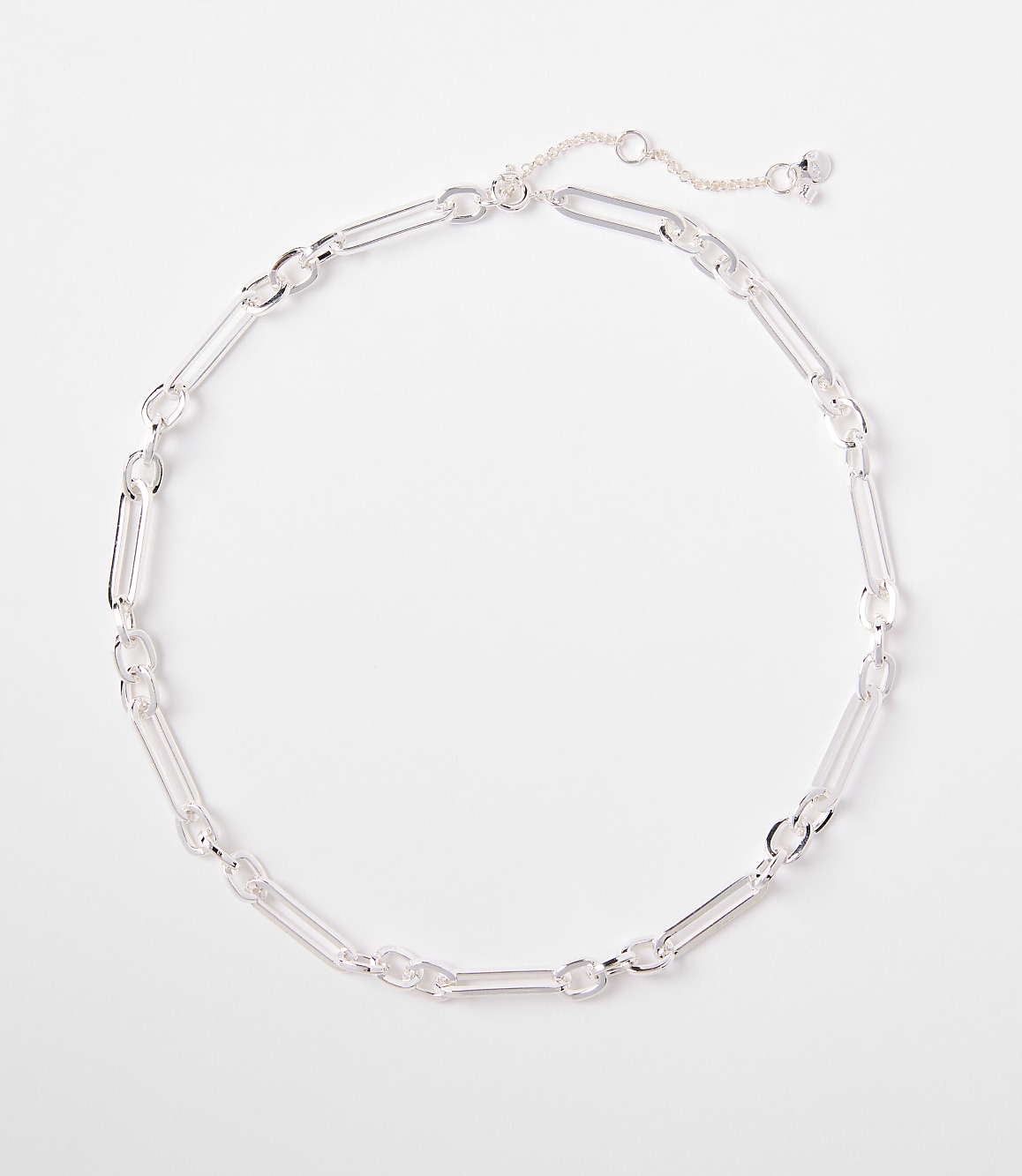 Textured Chain Link Necklace