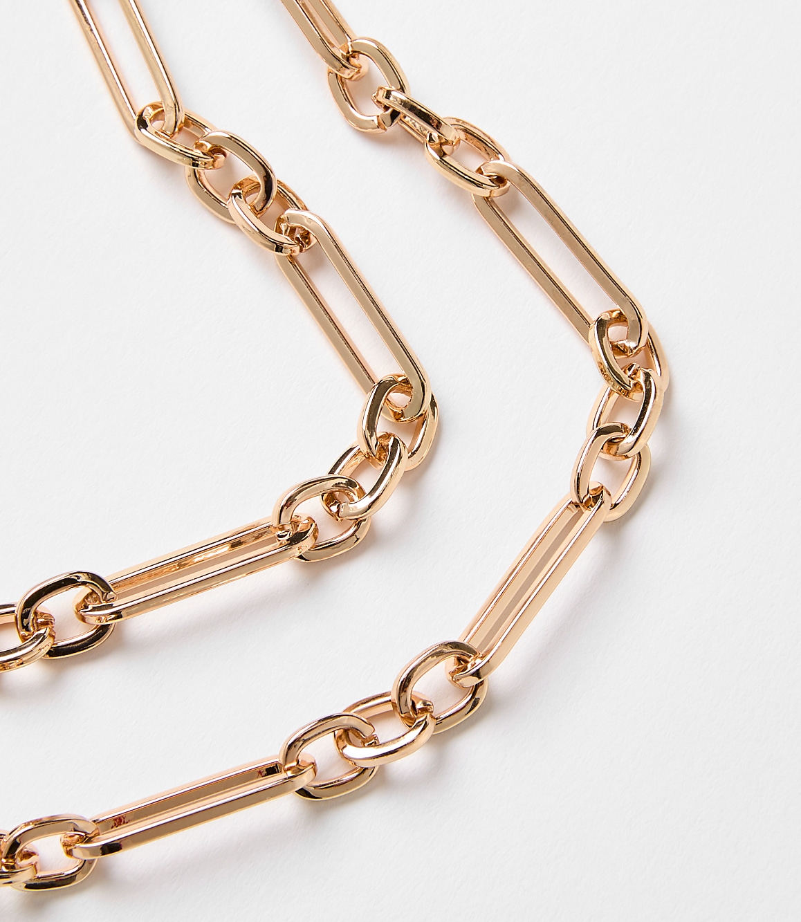 Textured Chain Link Necklace