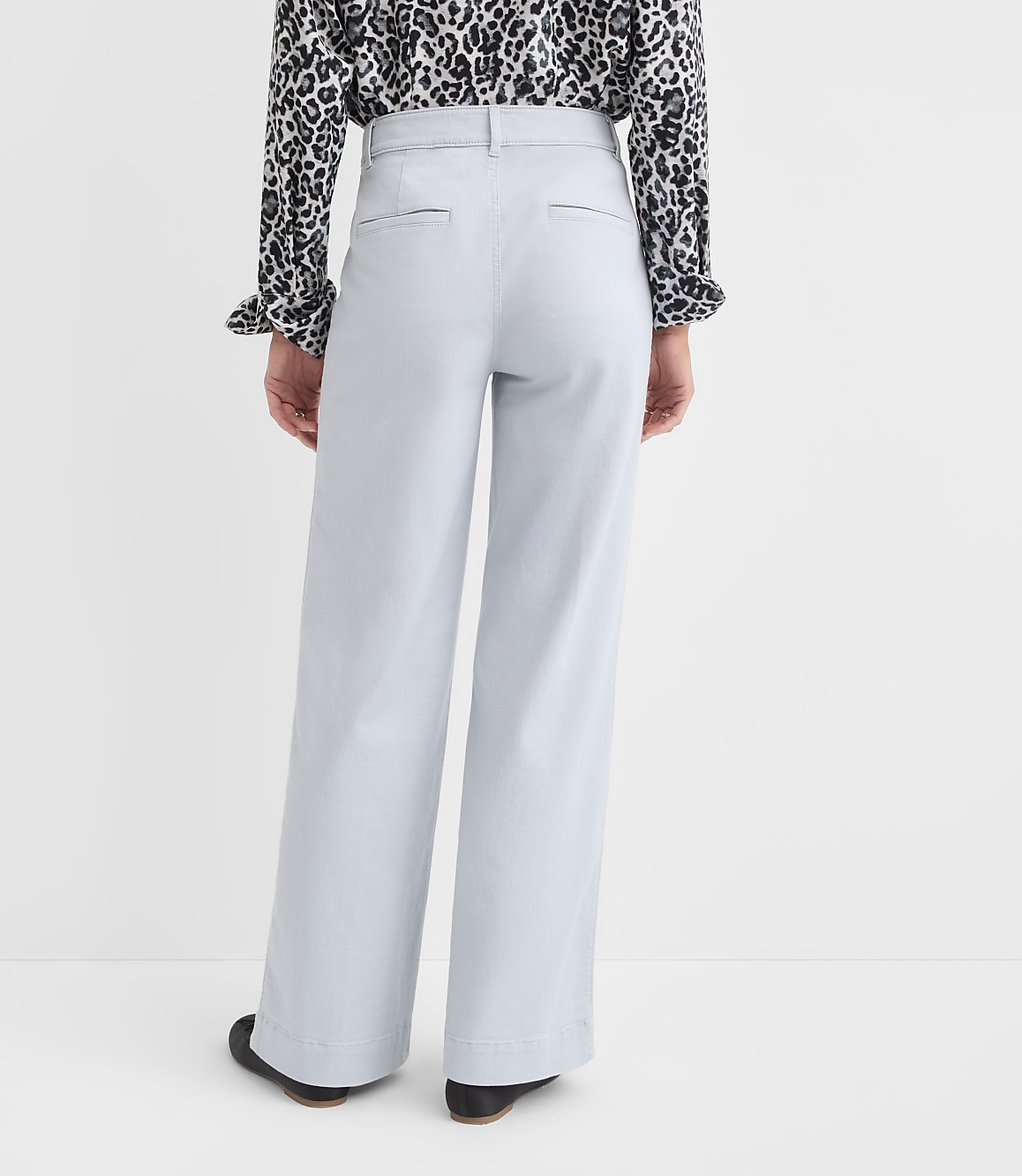 Palmer Wide Leg Pants in Twill