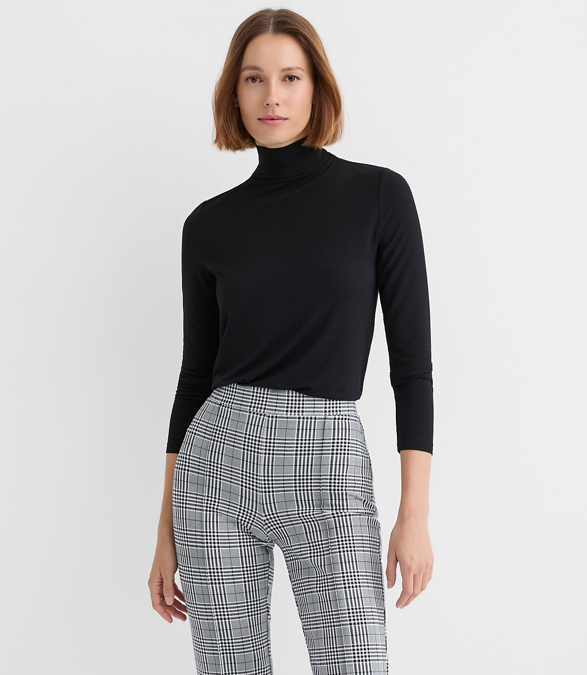 Modal Turtleneck Top