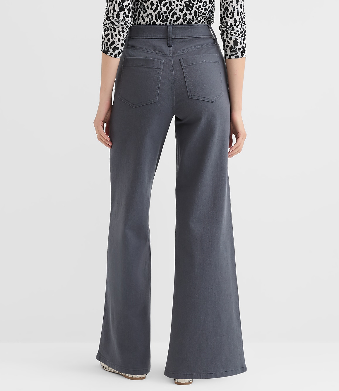 Palmer Wide Leg Pants in Twill