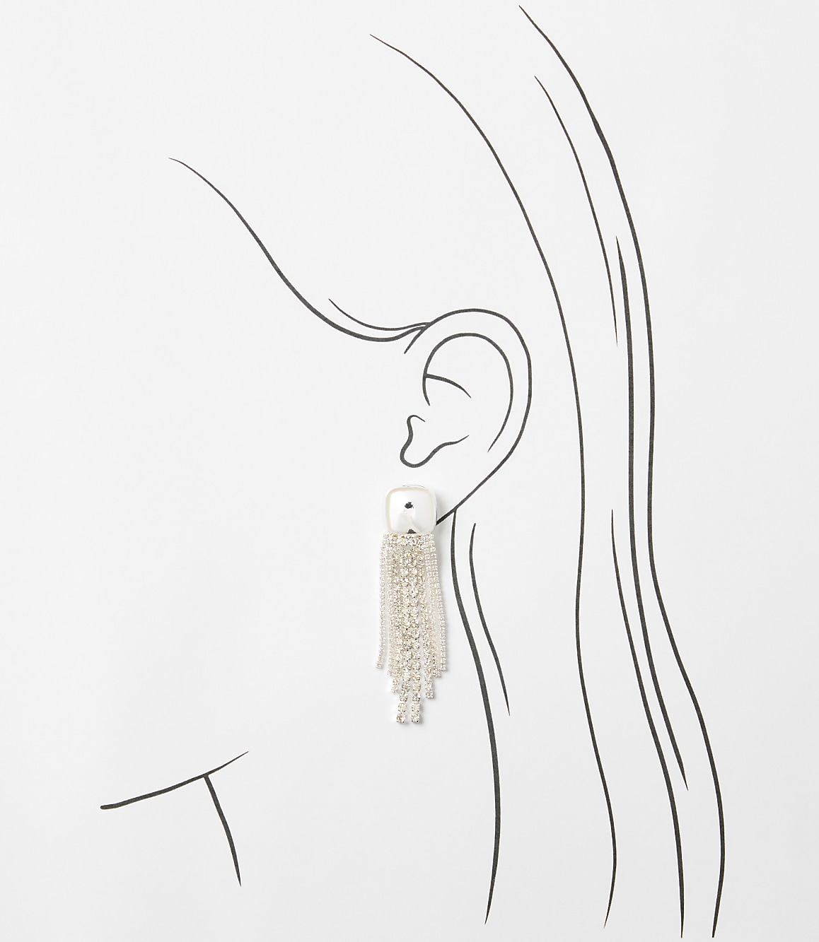 Crystal Waterfall Earrings