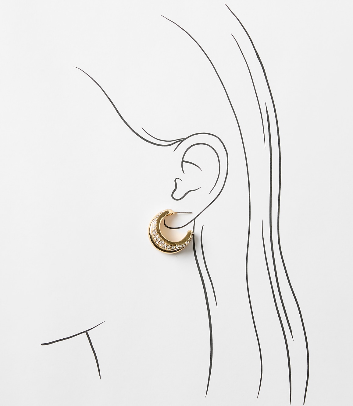 Sparkle Double Hoop Earrings