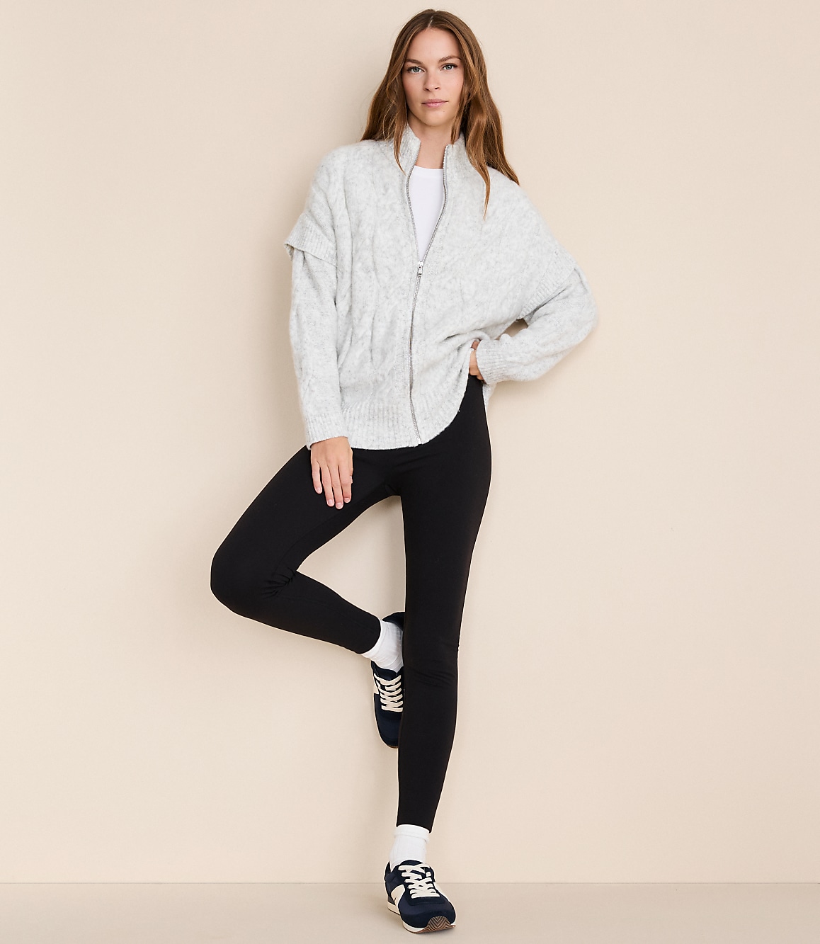 Lou & Grey Oversized Cable Coatigan