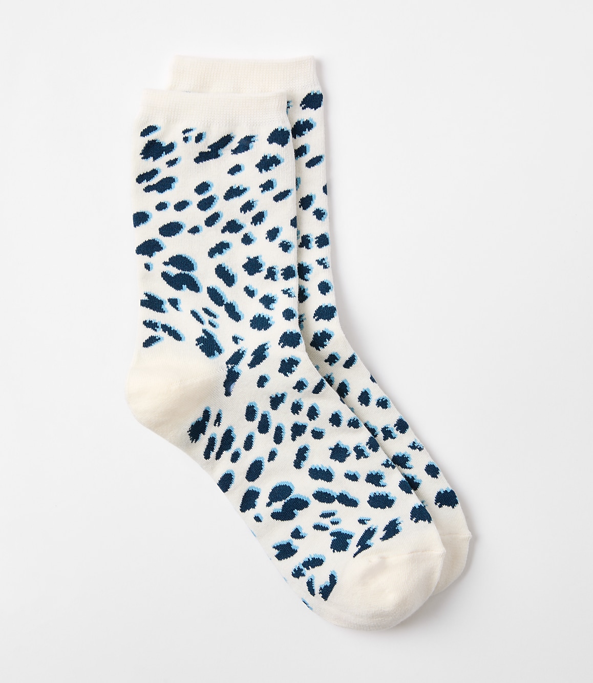 Leopard Print Cozy Crew Socks