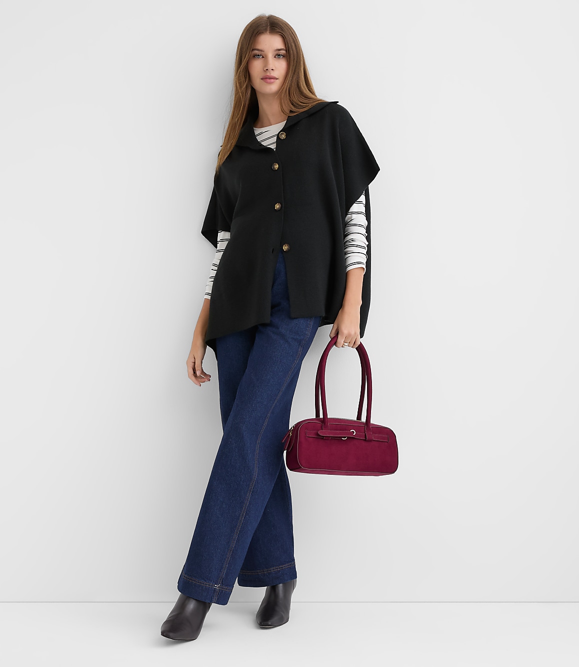 Knit Cape Jacket